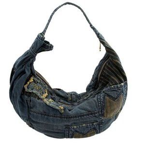 Marc Jacobs Denim Slouch Hobo Bag